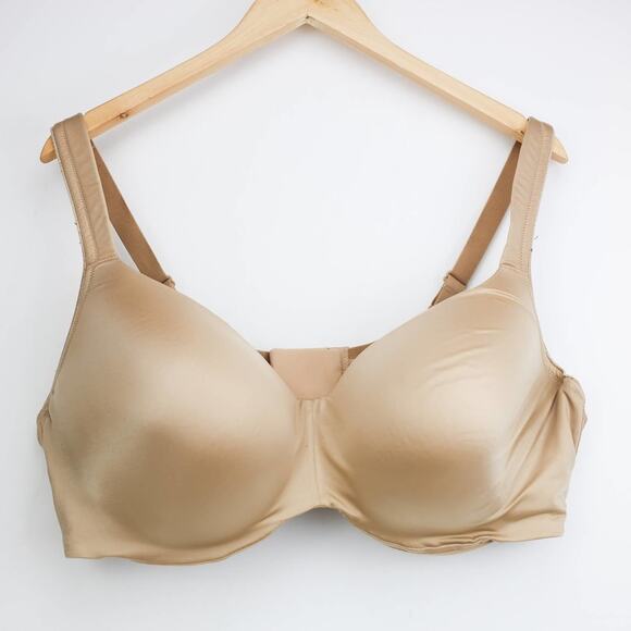 Soma Stunning Support Smooth Balconette Bra 44DDD Tan Beige Nude Full Figure - Picture 1 of 4